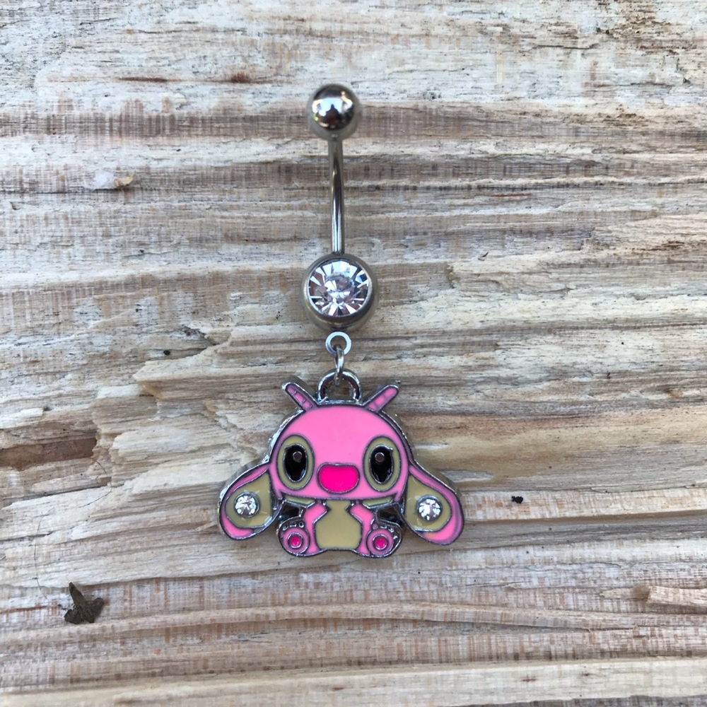 Angel Stitch Belly Button Navel Ring